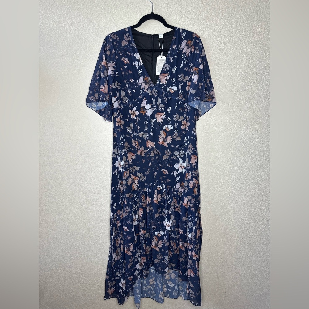 Floral Navy Dress LD003